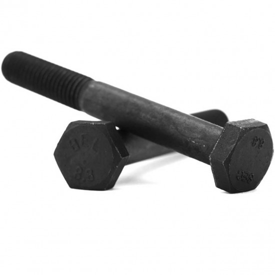 Parafuso Sextavado Ao 8.8  M12 x 60MM MB 1,25 DIN 960 M12-1.25x60 ROSCA PARCIAL