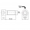 Parafuso Cabea Cilindrica com Sextavado Interno Allen M4x16 M4-0.70x16 MA