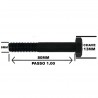 Parafuso Sextavado Ao 8.8  M8 x 80MM MB DIN 960 M8-1.00x80 ROSCA PARCIAL