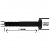Parafuso Sextavado Ao 8.8  M18 x 110MM MA DIN 931 ROSCA PARCIAL