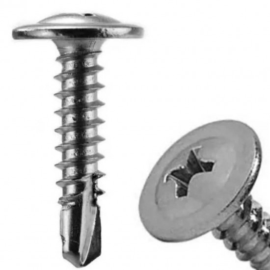 Parafuso Auto Brocante Flangeado Inox 4,2 x 32