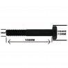 Parafuso Sextavado Ao 8.8  M8 x 150MM MA DIN 931 ROSCA PARCIAL