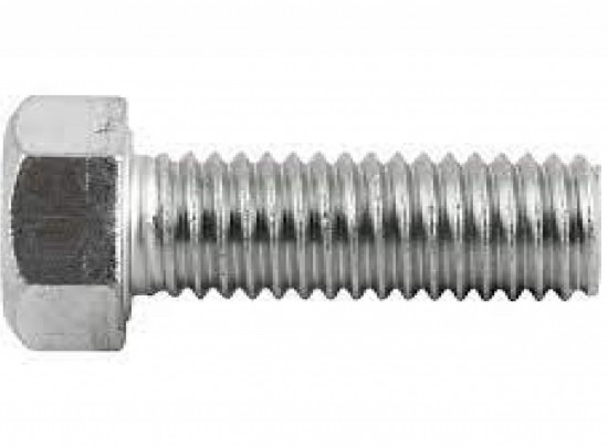 PARAFUSO SEXTAVADO ZINCADO BRANCO M12 X 25