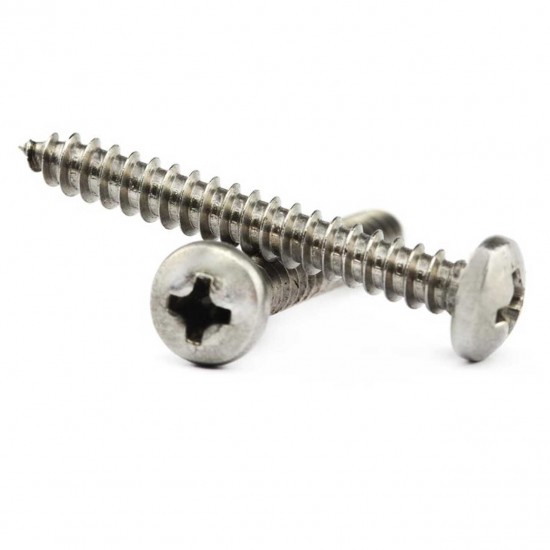 Parafuso Auto Atarraxante Panela Inox A2 304 5,5 x 50 Inox 5.5x50